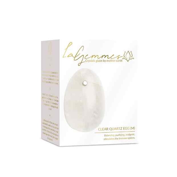 La Gemmes - Yoni-Egg Clear Quartz (M)