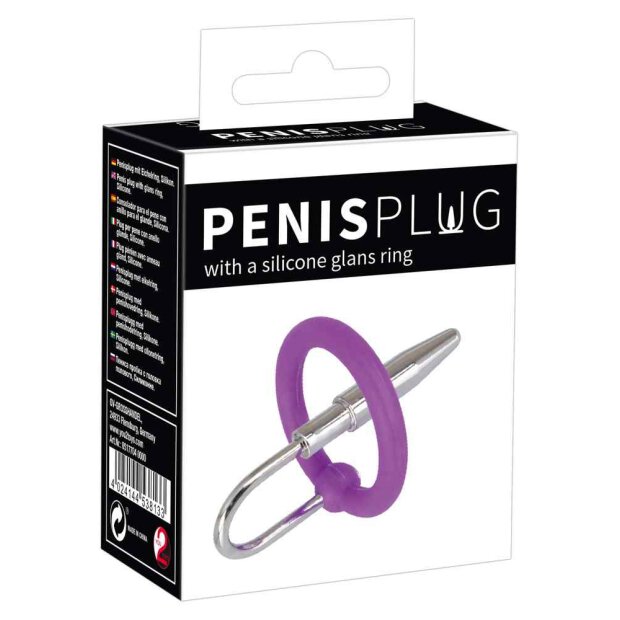 Penisplug with glans ring