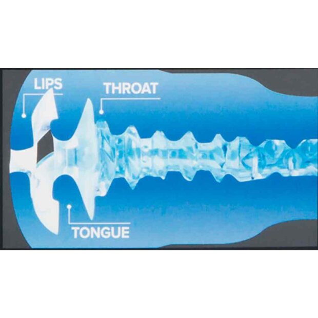 FLESHLIGHT Turbo Blue Ice Textura Thrust Masturbator