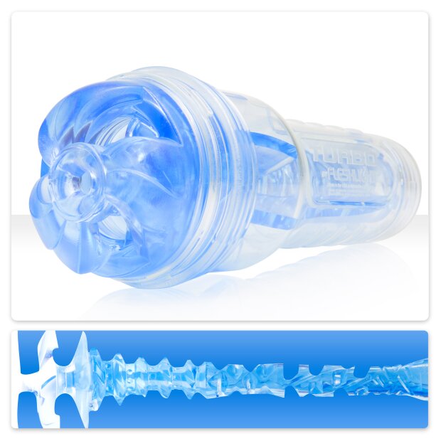 FLESHLIGHT Turbo Blue Ice Textura Thrust Masturbator