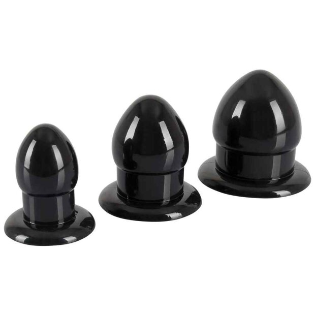 You2Toys Anal Stretching Plug Kit Analplugs Schwarz 3 Teilig