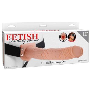 Fetish Fantasy Hollow Strap-On Beige 27,5 cm ⌀ 4,8 cm 132 cm