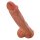 King Cock with Balls Tan 27 cm
