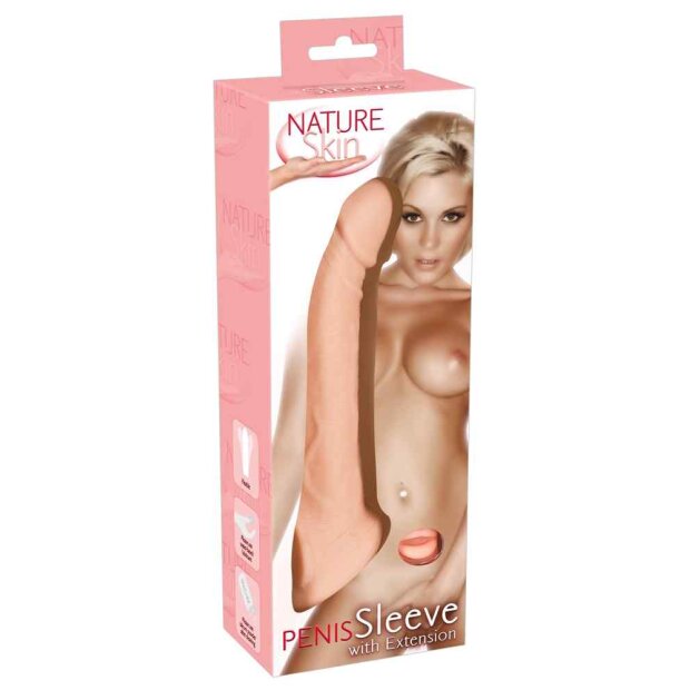 You2Toys Nature Skin Penis Sleeve Penishülle Beige 21 cm ⌀ 4 cm
