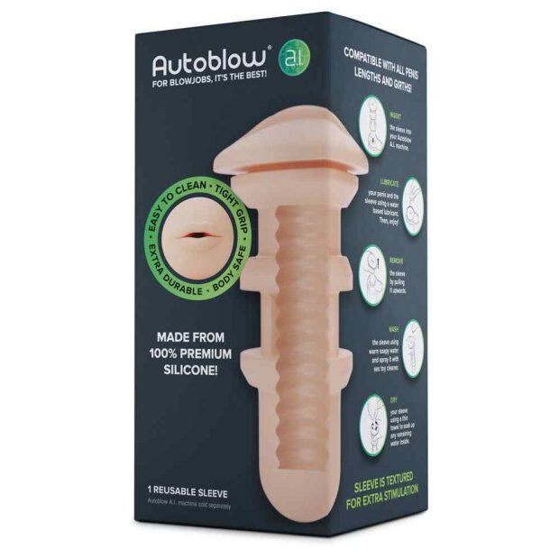 Autoblow A.I. Mouth Sleeve Whi