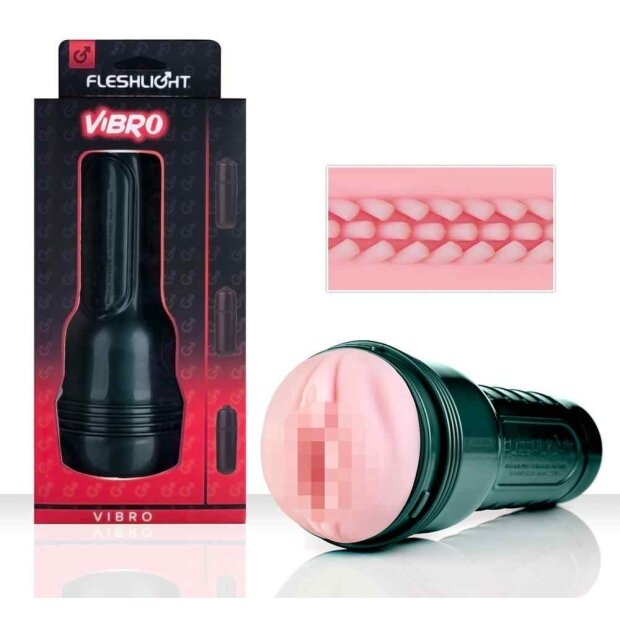 FLESHLIGHT Vibro Pink Lady Touch Vagina Masturbator