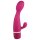 You2Toys Pink Leaf Vibrator mit Klitorisstimulation Pink 21 cm ⌀ 4 cm