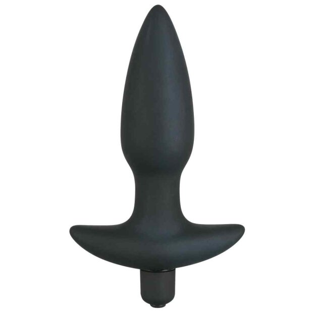 Black Velvets Vibrating Plug Medium Analplug Schwarz ⌀ 3 cm