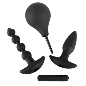 Black Velvets Anal Kit Anal Set Schwarz 4 Teilig