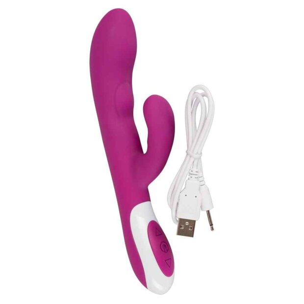 You2Toys Javida Heating Vibe Vibrator Rosa 22 cm