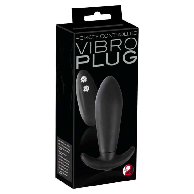 Black RC Vibro Plug