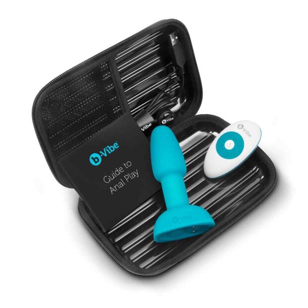 B-Vibe Rimming Petite Analplug Türkis ⌀ 3,5 cm