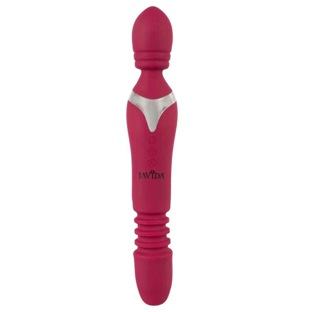You2Toys Javida Warming Thrusting Vibe Vibrator Pink 27 cm