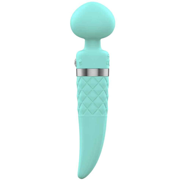 Pillow Talk Sultry Wand Massager Türkis 20,5 cm ⌀ 5 cm