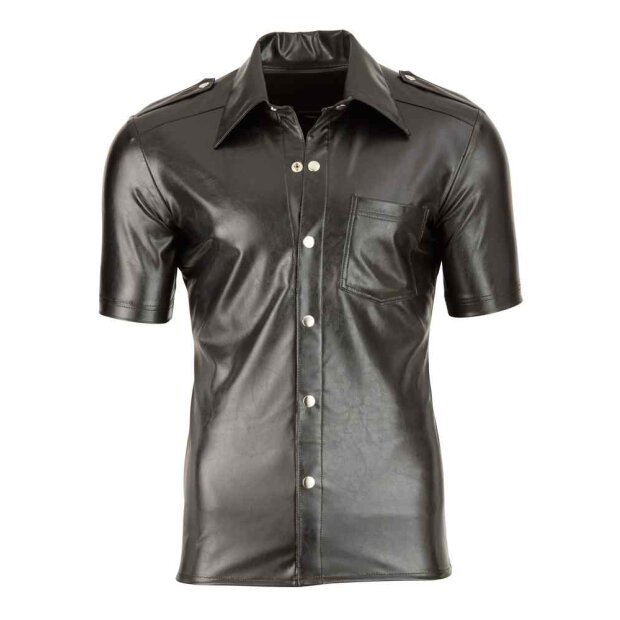 Imitat. Leather Mens Shirt2XL