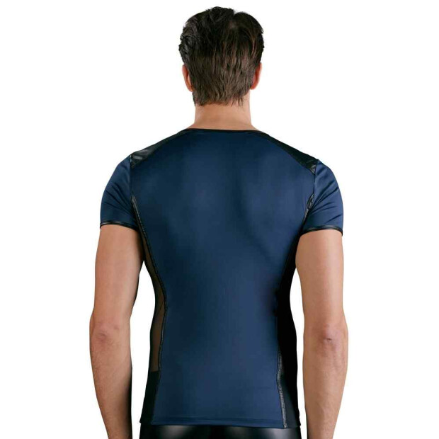 Herren Shirt Marineblau L