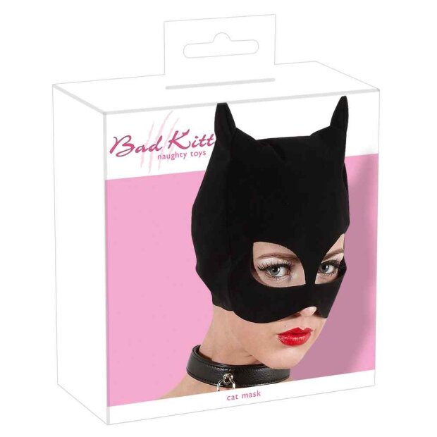 Bad Kitty Kopfmaske schwarz