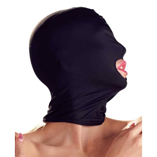 Head mask mouth black BK