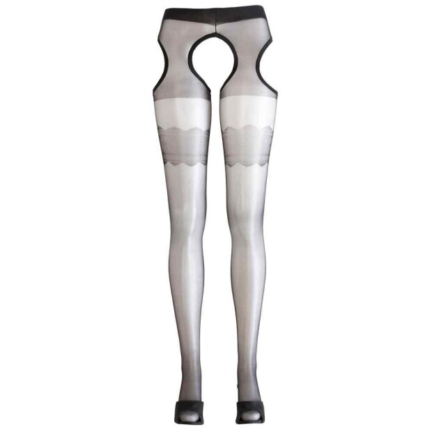 Tights with garter XL