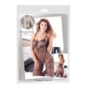 Catsuit Spitze offen S - L