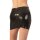 Latex Minirock schwarz M