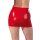 Latex Mini Skirt red M