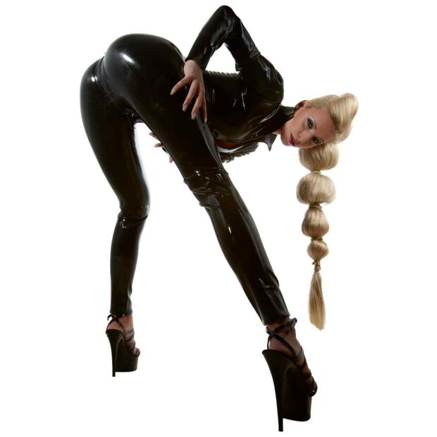 Latex Catsuit black M