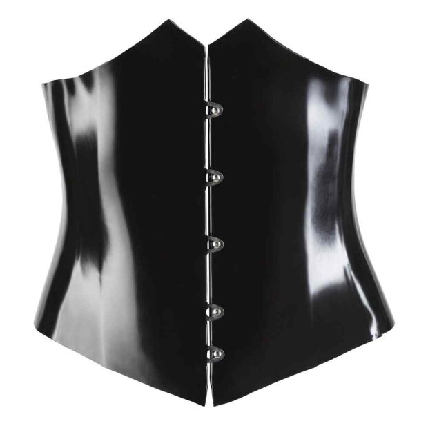 Latex Mieder schwarz S