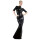 Latex Kleid schwarz S