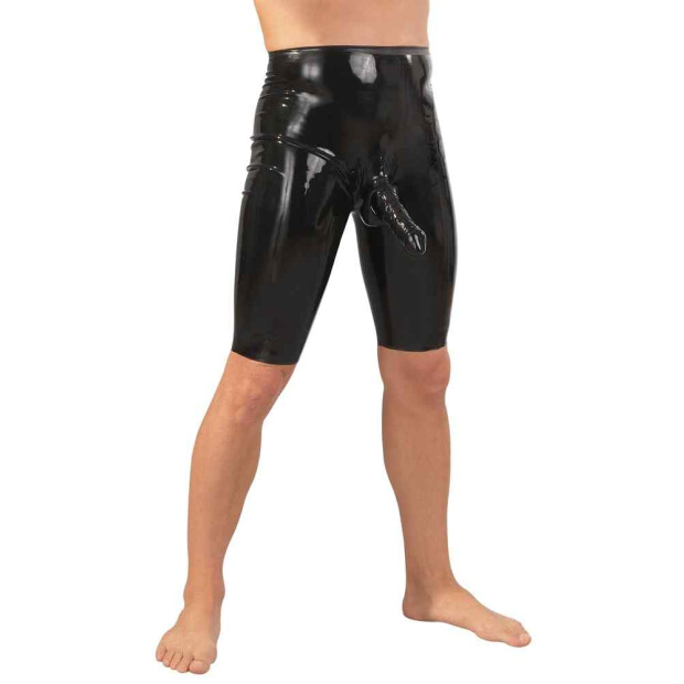 Mens Latex Cycling Shorts XL