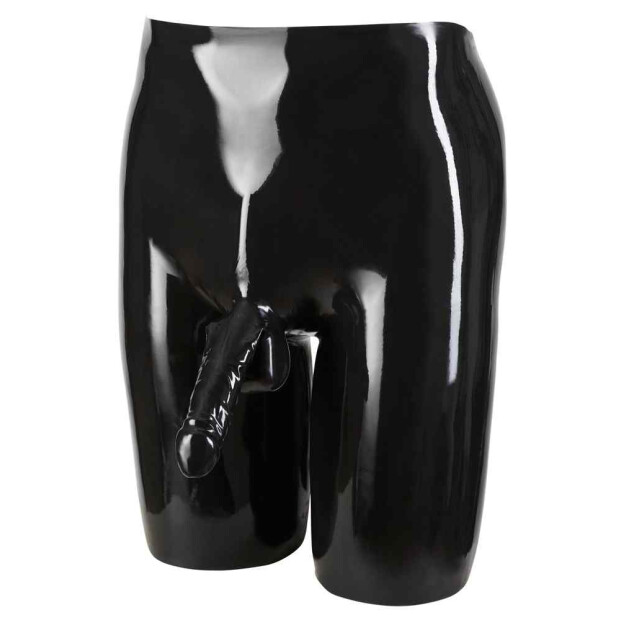 Mens Latex Cycling Shorts XL