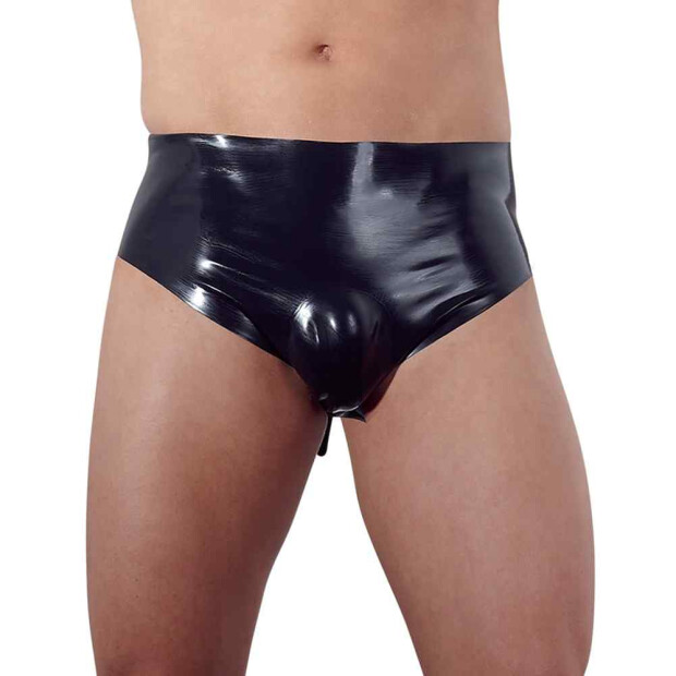 Mens Latex Briefs with PlugXL