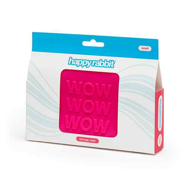 Happy Rabbit WOW Storage Zip Bag Small Pink