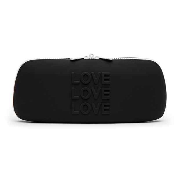 Happy Rabbit LOVE Storage Zip Bag Medium Black Aufbewahrungstasche Schwarz