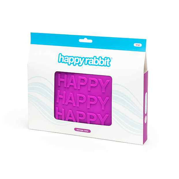 Happy Rabbit HAPPY Storage Zip Bag Large Purple