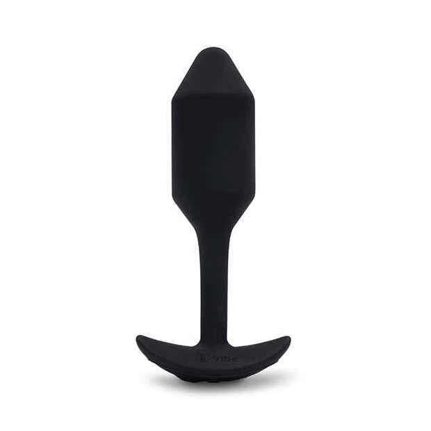 B-Vibe Vibrating Snug Plug Medium Analplug Schwarz ⌀ 3,1 cm