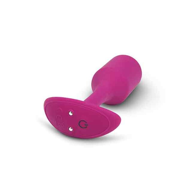 B-Vibe Vibrating Snug Plug Medium Analplug Pink ⌀ 3,1 cm