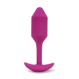 B-Vibe Vibrating Snug Plug M Rose