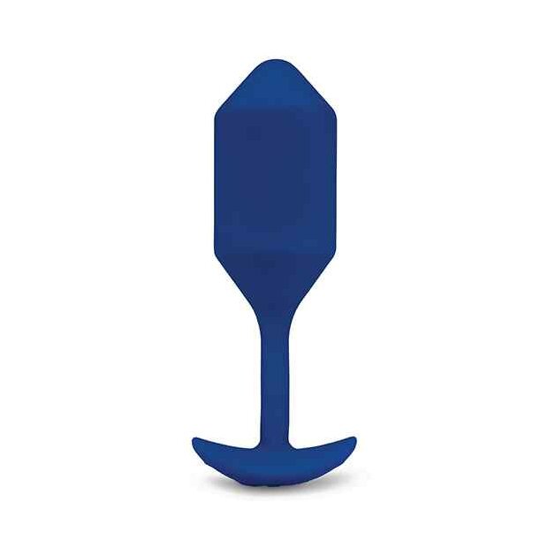 B-Vibe Vibrating Snug Plug XL Analplug Blau ⌀ 4,3 cm