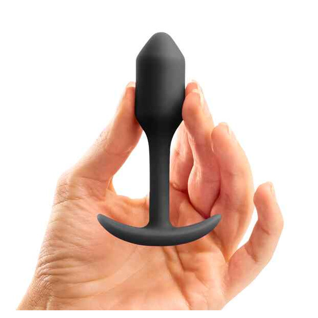 B-Vibe Snug Butt Plug 1 Black Analplug Schwarz ⌀ 2 cm
