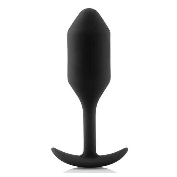 B-Vibe Snug Butt Plug 2 Analplug Schwarz ⌀ 3 cm