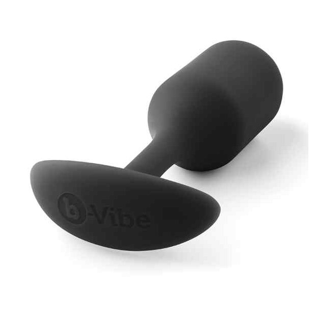 B-Vibe Snug Butt Plug 2 Analplug Schwarz ⌀ 3 cm