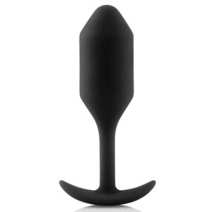 B-Vibe Snug Butt Plug 2 Analplug Schwarz ⌀ 3 cm