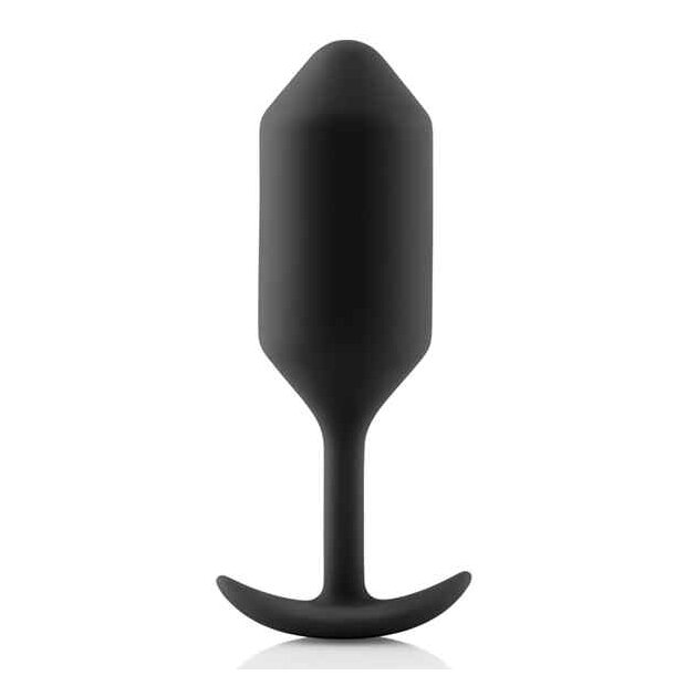 B-Vibe Snug Butt Plug 3 Analplug Schwarz ⌀ 3,6 cm