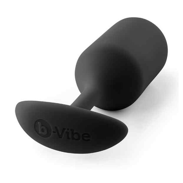 B-Vibe Snug Butt Plug 3 Analplug Schwarz ⌀ 3,6 cm