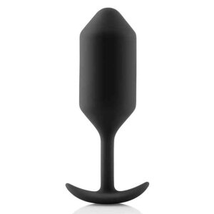 B-Vibe Snug Butt Plug 3 Analplug Schwarz ⌀ 3,6 cm