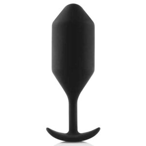 B-Vibe Snug Butt Plug 4 Analplug Schwarz ⌀ 4,3 cm