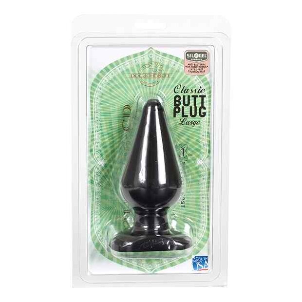 Doc Johnson Butt Plug Black Large Analplug Schwarz ⌀ 5,5 cm