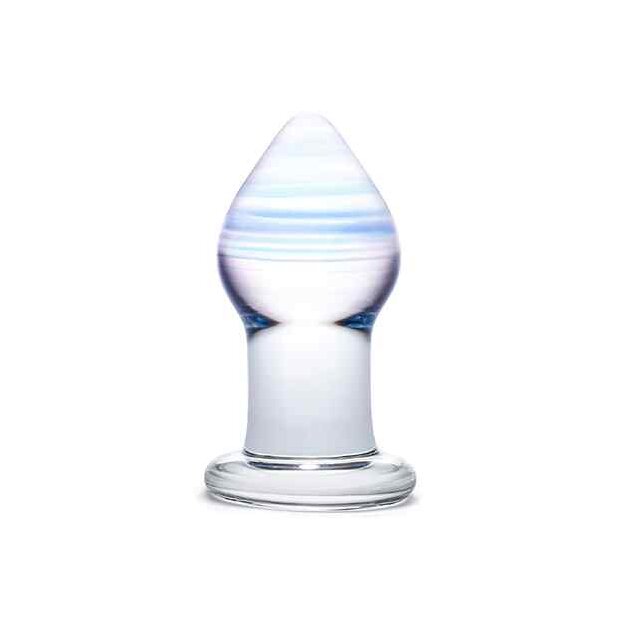 Glas Amethyst Rain Glass Butt Plug