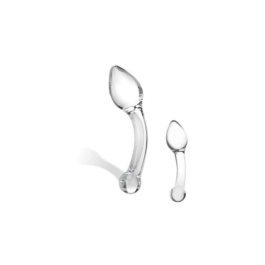 Glas Pure Indulgence Glass Anal Slider Glasdildo Transparent 18,5 cm, 27,95